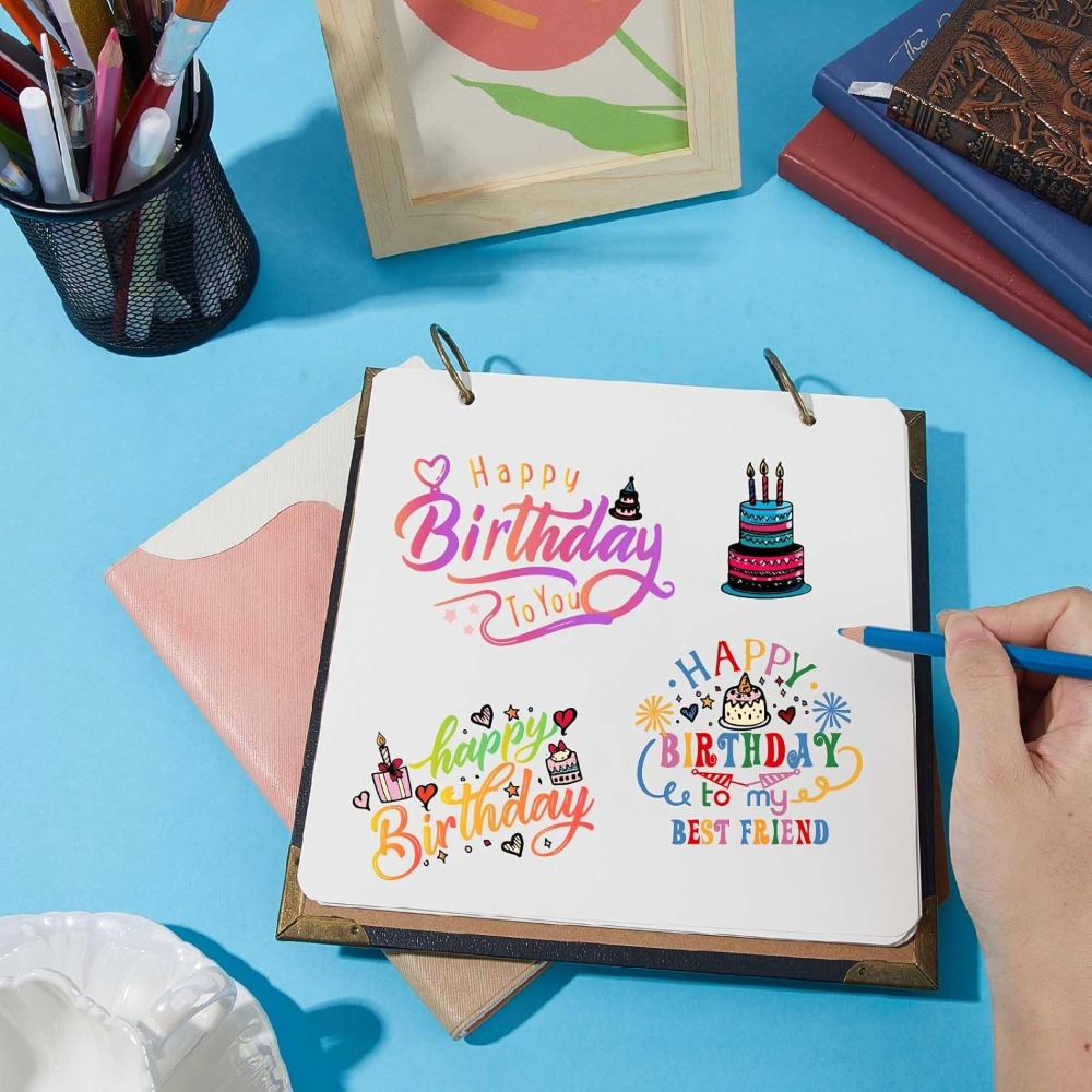 Happy Birthday Clear Stamps fo - Clear Silicone Stamps For Card Making ulasan dan harga