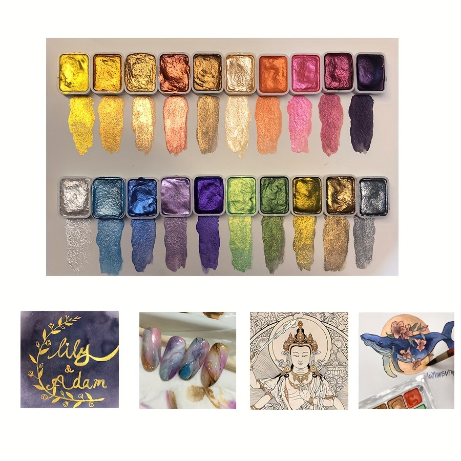 Portable56 Colors Solid Pigmen - Watercolor Paint Set Solid Pigment ulasan dan harga