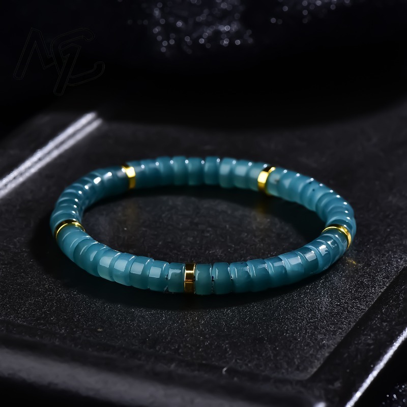 Natural Jadeite Blue Water Aba - Beading ulasan dan harga