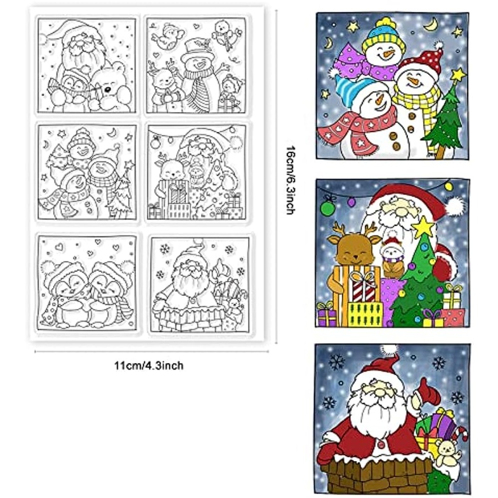 Clear Silicone Stamps Christma - Clear Silicone Stamps For Card Making ulasan dan harga