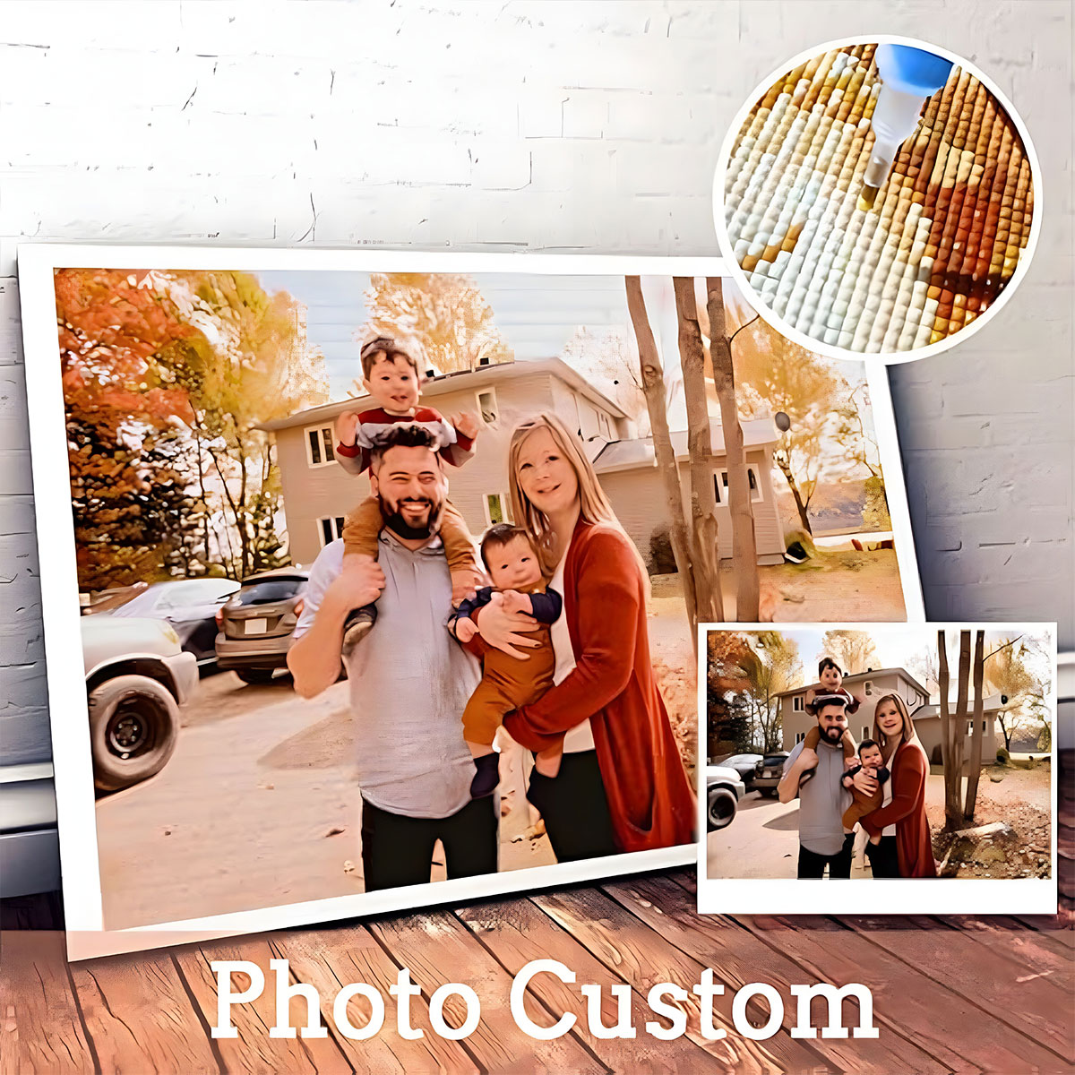 Personalized Custom Photo Diam - 5D Diamond Painting Kit Full Drill ulasan dan harga