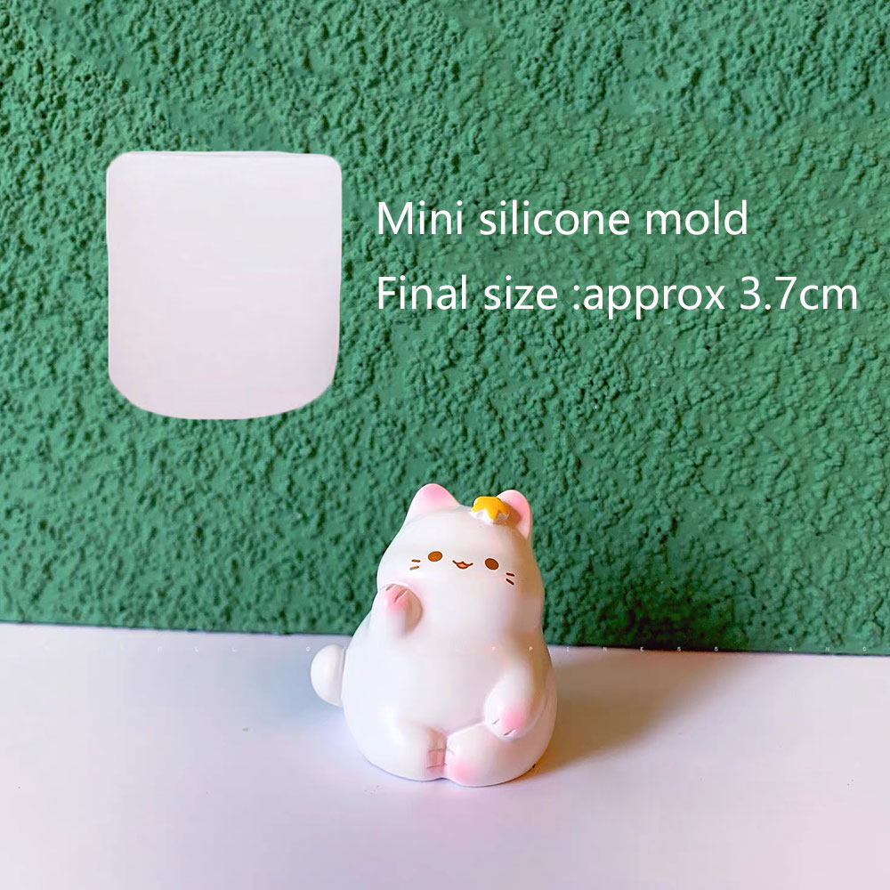 3D Cat Silicone Mold Set Plast - Silicone Epoxy Resin Molds Set ulasan dan harga