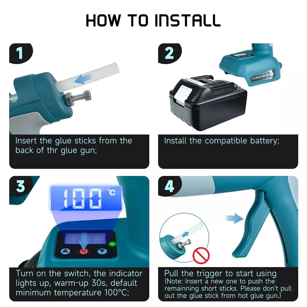 Newest Cordless Hot Melt Glue  - Hot Melt Glue Gun Cordless ulasan dan harga