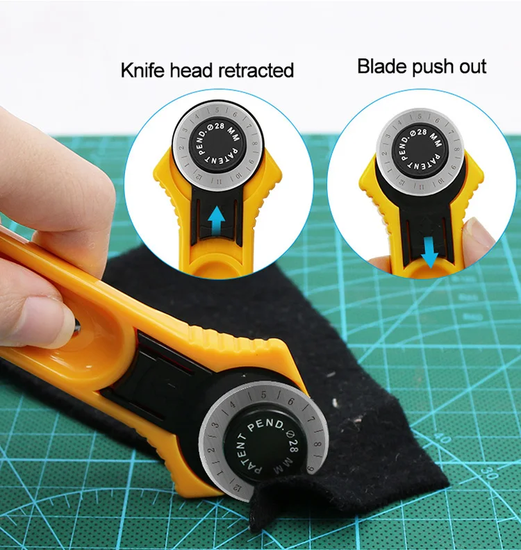 28/45mm Rotary Cutter Blades S - Rotary Cutter For Fabric 45Mm ulasan dan harga