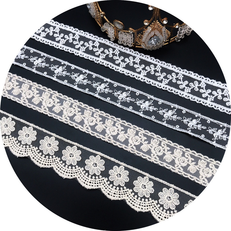 3Yards/Lot Embroidery White Be - Cotton Embroidery Thread Skeins ulasan dan harga
