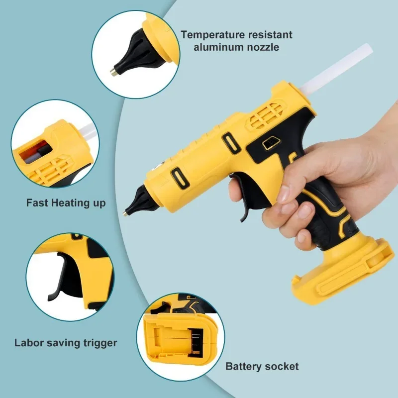 Cordless Electric Handheld Hot - Hot Melt Glue Gun Cordless ulasan dan harga