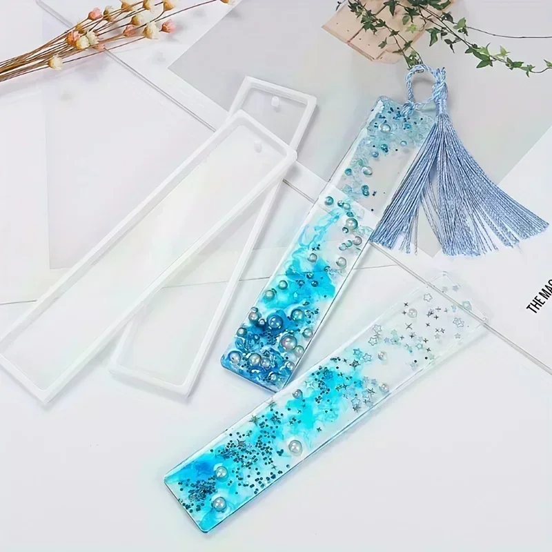 5pcs/set DIY Rectangular Cryst - Silicone Epoxy Resin Molds Set ulasan dan harga