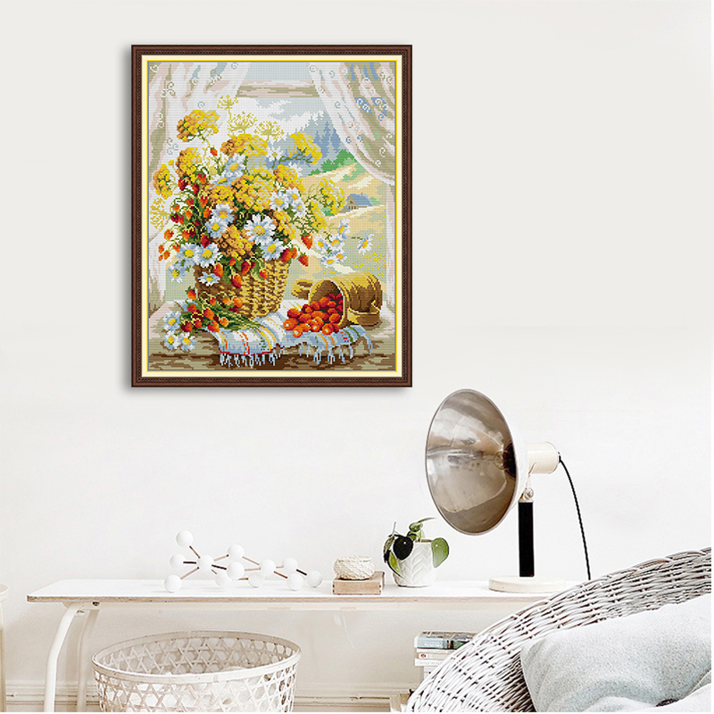 Stamped Cross Stitch Kit Canva - Cross Stitch Stamped Kits Beginners ulasan dan harga