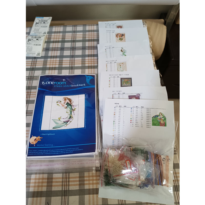 Cross Stitch Kits Cross-Stitch - Cotton Embroidery Thread Skeins ulasan dan harga