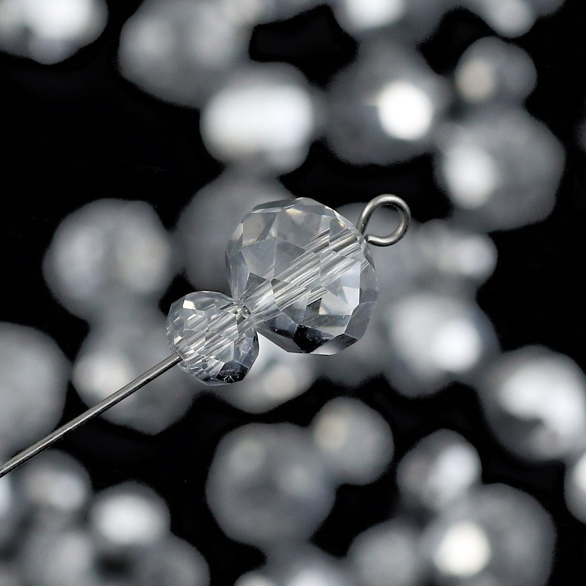 Half Silver Color Transparent  - Glass Seed Beads 2Mm Jewelry Making ulasan dan harga
