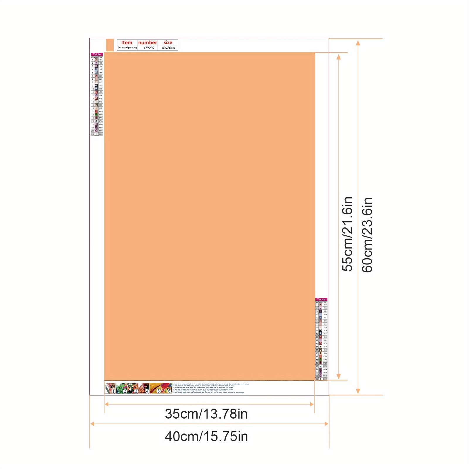 Large Size Round Diamond Paint - 5D Diamond Painting Kit Full Drill ulasan dan harga