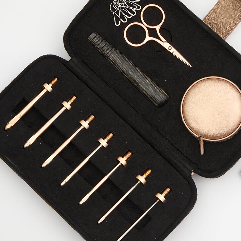 1 Set Single Ended Crochet Hoo - Wooden Crochet Hooks Ergonomic Handle ulasan dan harga